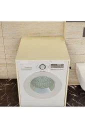 Ünüvar Konsept Çamaşır Makinesi Alt Dolabı - Krem - 4