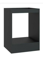 3M Siyah Ankastre Modül Düz Mutfak Dolabı - 1