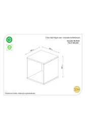 Ünüvar Konsept Ceviz Box Komodink2 - 2