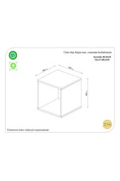 Ünüvar Konsept Dekoratif Box Komodin Safirmeşek2 - 2