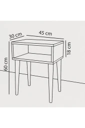 Ünüvar Konsept ÜNÜVAR KONSEPT Komodin Ceviz thumbnail 4