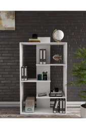 Minea Dekor Modern Kitaplık, Ahşap Kitaplık, Demonte Kitaplık thumbnail 1