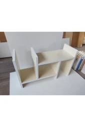 ÜNÜVAR KONSEPT Ayarlanabilir Kitaplık Masa Üstü Kitaplık Tezgah Üstü Düzenleyici Organizatör - Kolay Kurulum thumbnail 4