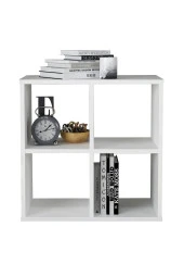 ÜNÜVAR KONSEPT Cube 4 Raflı Kitaplık Medıum Mat Beyaz K2 thumbnail 4