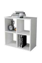 ÜNÜVAR KONSEPT Cube 4 Raflı Kitaplık Medıum Mat Beyaz K2 thumbnail 5