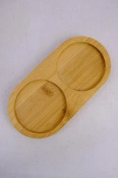 Digithome 2’li Ahşap Standlı Cam Sıvı Sabun ve Bulaşık Deterjanı Şişesi Sabunluk Beyaz 500 Ml - G/13 C1-1-289 - 5