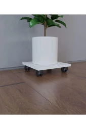 ÜNÜVAR KONSEPT Tekerlekli Damacana Altlığı Tüp Altlığı Saksılık Kullanışlı Saksılık - 2