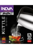 İnova Pratik Paslanmaz Çelik Kettle Su Isıtıcısı 360 Dönebilen Gövde - 1