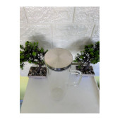 1.5 Lt Sürahi Paslanmaz Çelik Vakumlu Sızdırmaz Kapaklı Cam Sürahi 1500 ml - 6