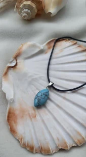 Kolye Gerdanlık Çakra Yoga Reiki Doğal Kristal Kuvars Taşı Kadın Hediye - 1