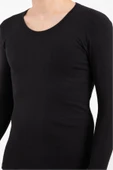Unisex Termal İçlik Tek Üst Siyah - 2