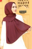 Premium Jazz Şal Bordo - 1