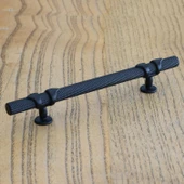 Burç Kulp Mobilya Mutfak Dolabı Çekmece Dolap Kulpları Kapak Kulpu Kulbu Siyah 192 mm Metal thumbnail 2