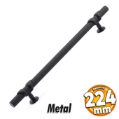 Burç Kulp Mobilya Mutfak Dolabı Çekmece Dolap Kulpları Kapak Kulpu Kulbu Siyah 224 mm Metal - 1