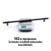 Burç Kulp Mobilya Mutfak Dolabı Çekmece Dolap Kulpları Kapak Kulpu Kulbu Siyah 320 mm Metal thumbnail 6