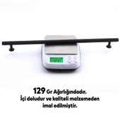 Doruk Kulp Mobilya Mutfak Dolabı Çekmece Dolap Kulpları Kapak Kulpu Kulbu Siyah 320 mm Metal - 4