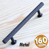 Doruk Kulp Mobilya Mutfak Dolabı Çekmece Dolap Kulpları Kapak Kulpu Kulbu Siyah 160 mm Metal thumbnail 1