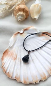 Kolye Gerdanlık Çakra Yoga Reiki Doğal Oniks Taşı Kadın Takı Hediye - 1