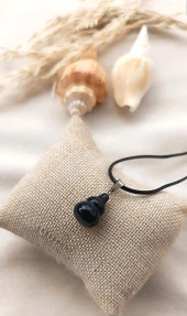 Kolye Gerdanlık Çakra Yoga Reiki Doğal Oniks Taşı Kadın Takı Hediye - 3