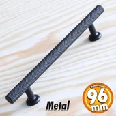 Doruk Kulp Mobilya Mutfak Dolabı Çekmece Dolap Kulpları Kapak Kulpu Kulbu Siyah (96 MM-9.6 CM) Metal thumbnail 1