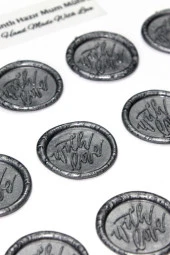 Mühürcüm 12 Adet Hazır Kendinden Yapışkanlı Mühür KYHM100 - 5