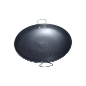 Girist Büyük Boy Granit Kaplama Kulplu Kavurma, Tantuni ve Gözleme Sacı 46 cm - 2