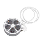 VEA VE-G605Y 5 li Grup Priz Uzatma Kablosu 3680 Watt 16 Amper Anahtarlı 1.5 Metre Kablo Isıya Dayanıklı - 6