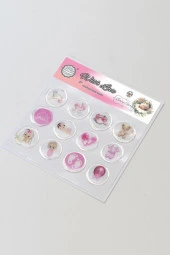 Mühürcüm 12 Adet Hazır Kendinden Yapışkanlı Sticker Mühür KYSM101 - 1