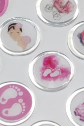 Mühürcüm 12 Adet Hazır Kendinden Yapışkanlı Sticker Mühür KYSM101 - 3