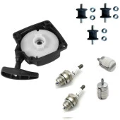 Kmtmak Motorlu Tırpan Düz Model Starter Amortisör Buji Benzin Filtresi - 1