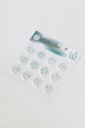 Mühürcüm 12 Adet Hazır Kendinden Yapışkanlı Okaliptüs Sticker Mühür KYSM106 - 1