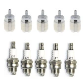 Kmtmak Motorlu Testere Motorlu Tırpan 5 Adet Buji 5 Adet Keçeli Benzin Filtresi thumbnail 1