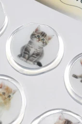 Mühürcüm 12 Adet Hazır Kendinden Yapışkanlı Gelin Damat Davetiye Sticker Mühür KYSM115 - 5