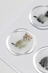 Mühürcüm 12 Adet Hazır Kendinden Yapışkanlı Gelin Damat Davetiye Sticker Mühür KYSM115 - 8