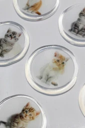 Mühürcüm 12 Adet Hazır Kendinden Yapışkanlı Gelin Damat Davetiye Sticker Mühür KYSM115 - 9