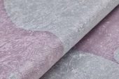 Çocuk Halısı ve Bebek Halısı Yıkanabilir Kaymaz Taban Pembe Dijital Baskı Halı HC016 - 7