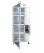 İSTANBUL KAFES MODEL 01Y PVC KUŞ DOLABI (KURULU GÖNDERİM) - 1