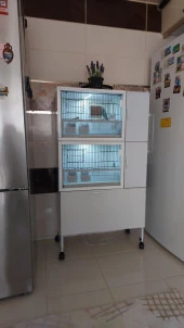 İSTANBUL KAFES MODEL 02DY PVC KUŞ DOLABI (KURULU GÖNDERİM) - 6