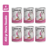 Foodline Tavuklu Yavru Kedi Konservesi 400 Gr x 6 Adet thumbnail 1