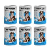 Foodline Kuzu Etli Yavru Köpek Konservesi 400 Gr x 6 Adet - 1