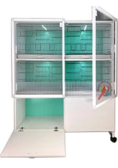 İSTANBUL KAFES MODEL 4D PVC KUŞ DOLABI (KURULU GÖNDERİM) - 1