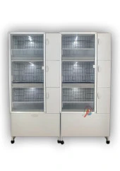 İSTANBUL KAFES MODEL 6DY-YY PVC KUŞ DOLABI (KURULU GÖNDERİM) - 1