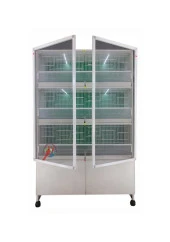 İSTANBUL KAFES MODEL 6D PVC KUŞ DOLABI (KURULU GÖNDERİM) - 1
