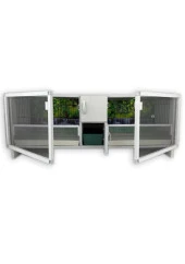 İSTANBUL KAFES MODEL M02Y-OY PVC KUŞ DOLABI (KURULU GÖNDERİM. ) - 1