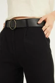 Quzu Beli Kemerli Kadın Pantolon 21K70755 - 4