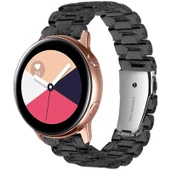 Samsung Galaxy Watch 3 45mm / 46mm Kordon 22mm Şeffaf Baklalı Kordon - 4