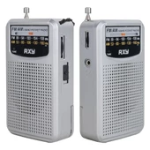 Bariton Cep Tipi Mini Analog Radyo Gri thumbnail 1