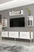 Givayo Mobilya Laura Tv Ünitesi Beyaz Gümüş - 1