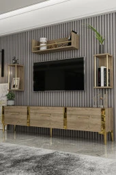 Givayo Mobilya Laura Tv Ünitesi Ceviz Gold - 2