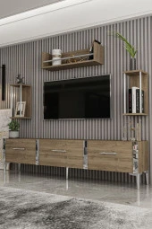 Givayo Mobilya Laura Tv Ünitesi Ceviz Gümüş - 2